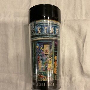 STARBUCKS WATERCOLOR STOREFRONT THERMOSERVE TUMBLER